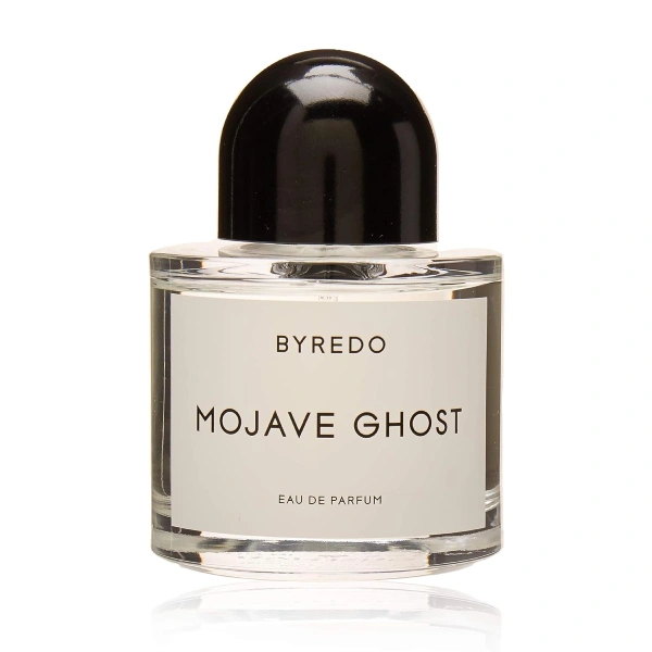 BYREDO Mojave Ghost Perfume bottle on a white background.