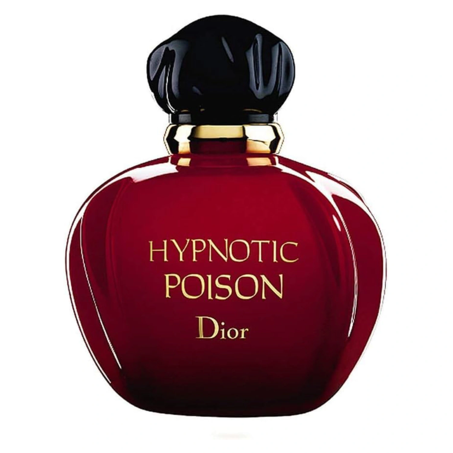 Elegant bottle of Christian Dior's Hypnotic Poison perfume