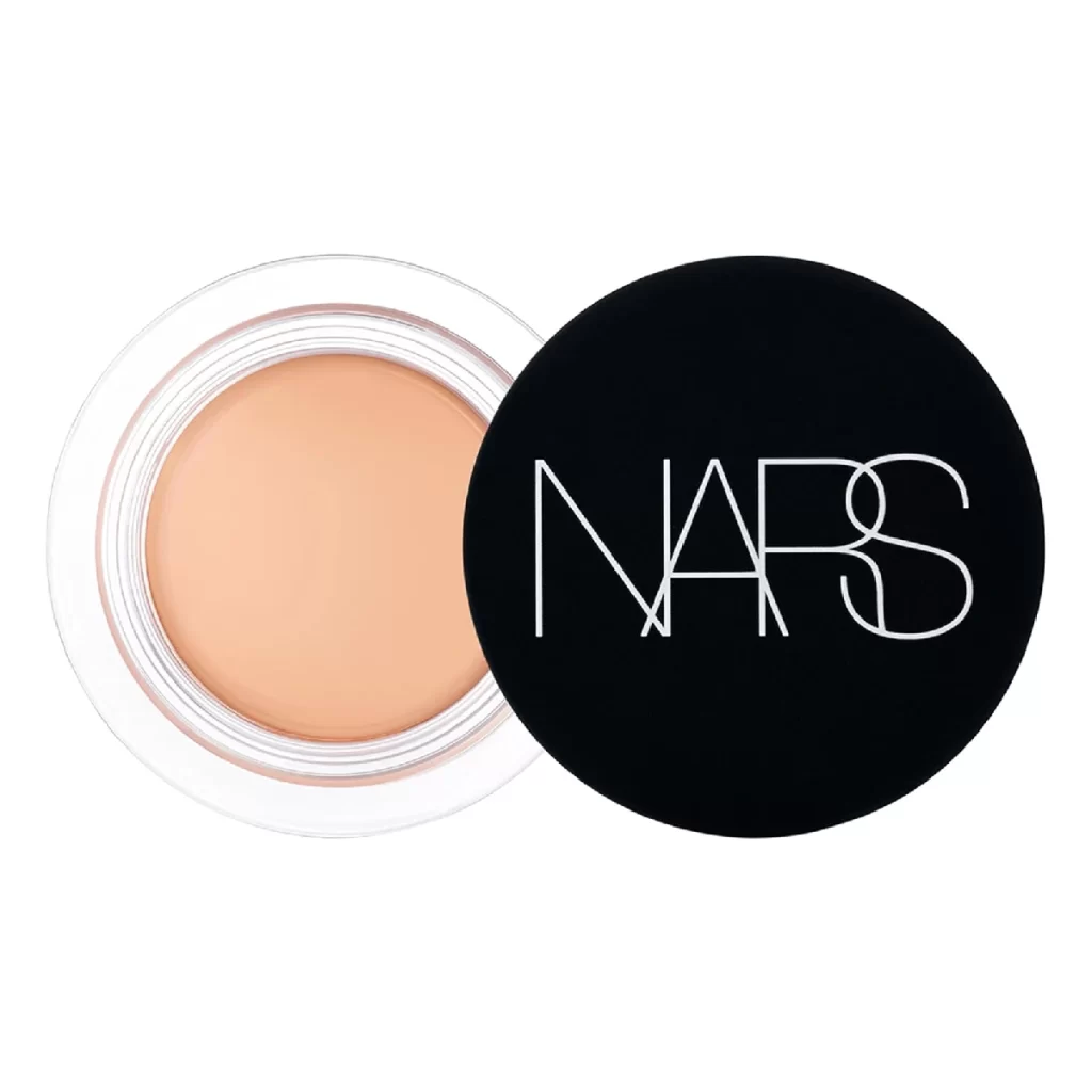 A NARS Soft Matte Complete Concealer container against a white background. The circular container is branded with the NARS logo and is known for its excellent coverage and soft matte finish.