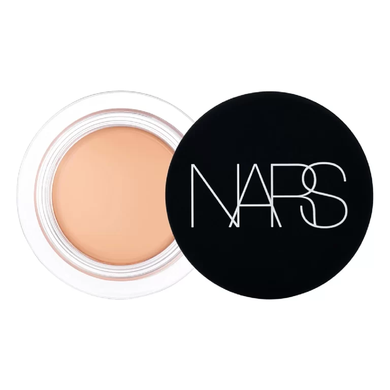 A NARS Soft Matte Complete Concealer container against a white background. The circular container is branded with the NARS logo and is known for its excellent coverage and soft matte finish.