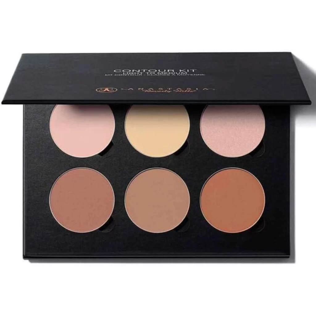 Anastasia Beverly Hills Contour Powder Kit - a palette of contouring powders against a white backdrop.