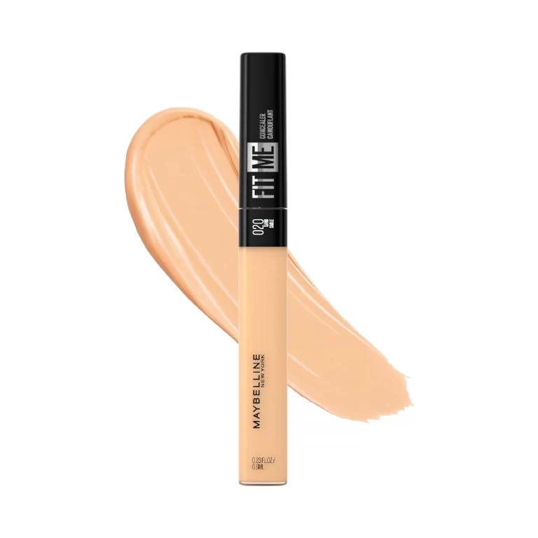 Maybelline Fit Me Natural Coverage Concealer - concealer tube against a white background.