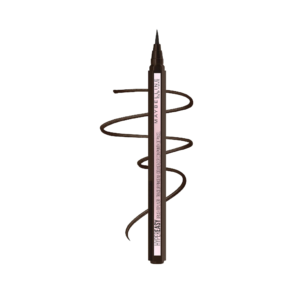 Maybelline Hyper Easy Liquid Pen - liquid eyeliner pen against a white background.