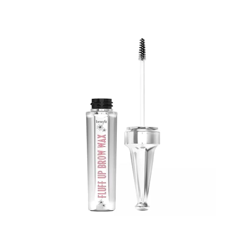 Benefit Cosmetics 24-HR Brow Setter Clear Brow Gel - a clear brow gel tube on a white background.