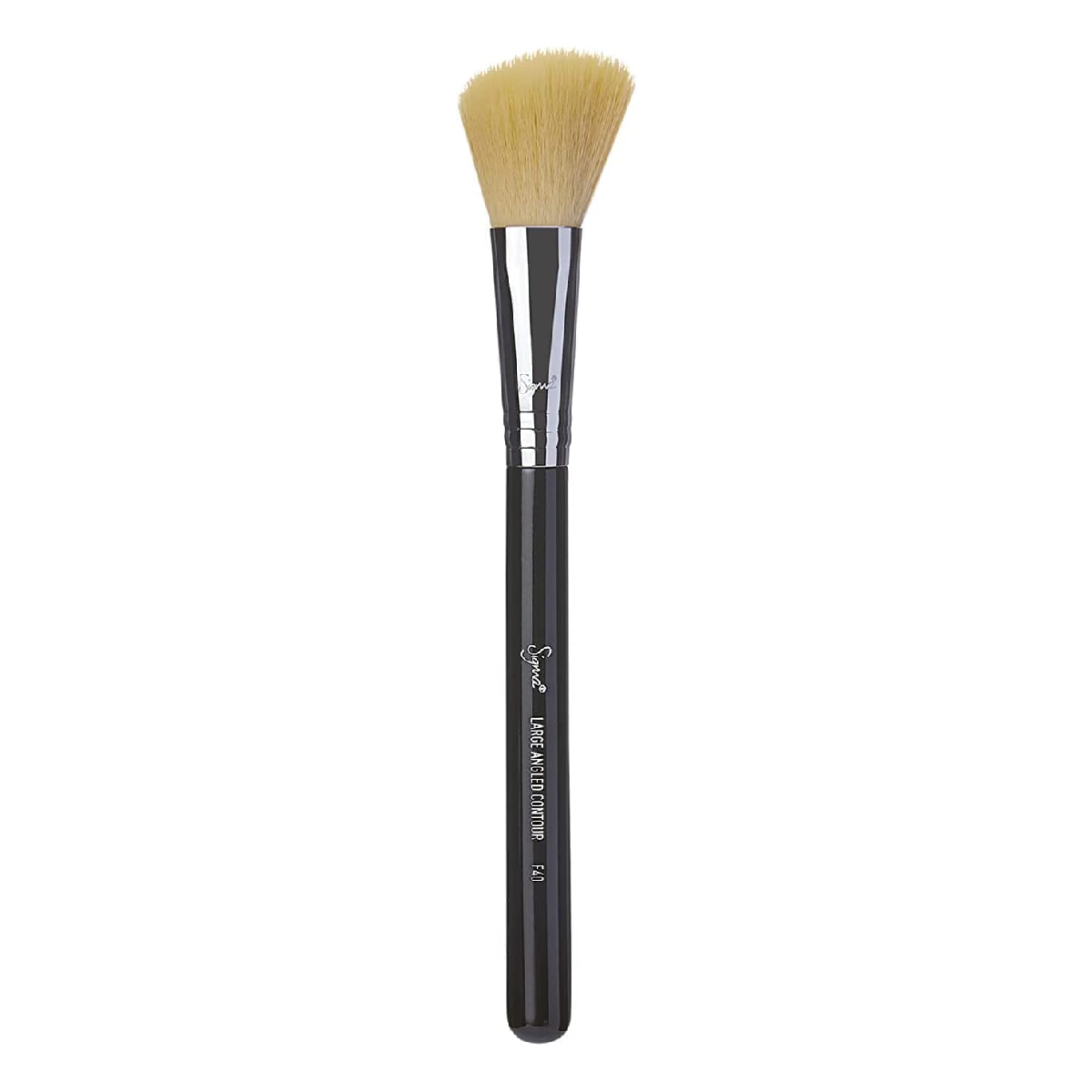 Sigma Beauty F40 Large Angled Contour Brush - a makeup brush designed for contouring on a white background