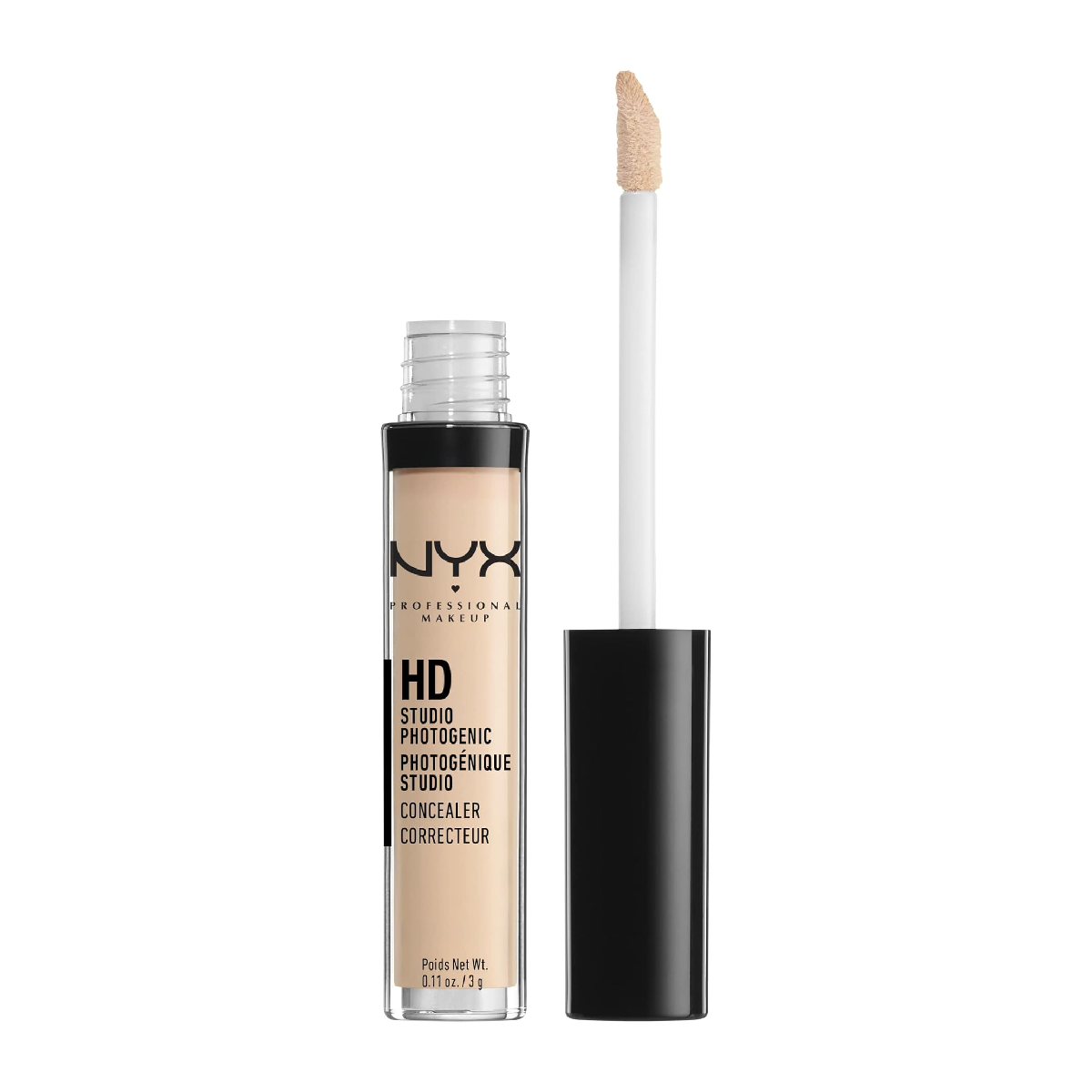 NYX Professional Makeup HD Photogenic Concealer Wand in Fair - a concealer wand on a white background.