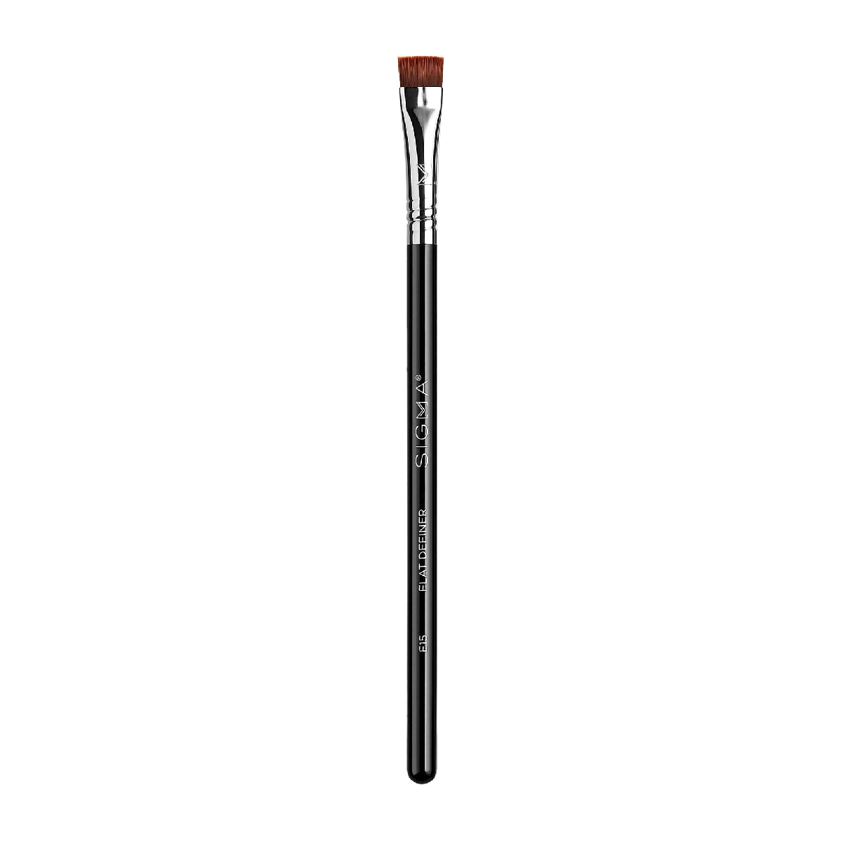 Sigma Beauty E15 Flat Definer Makeup Brush - a precise makeup brush on a white background.