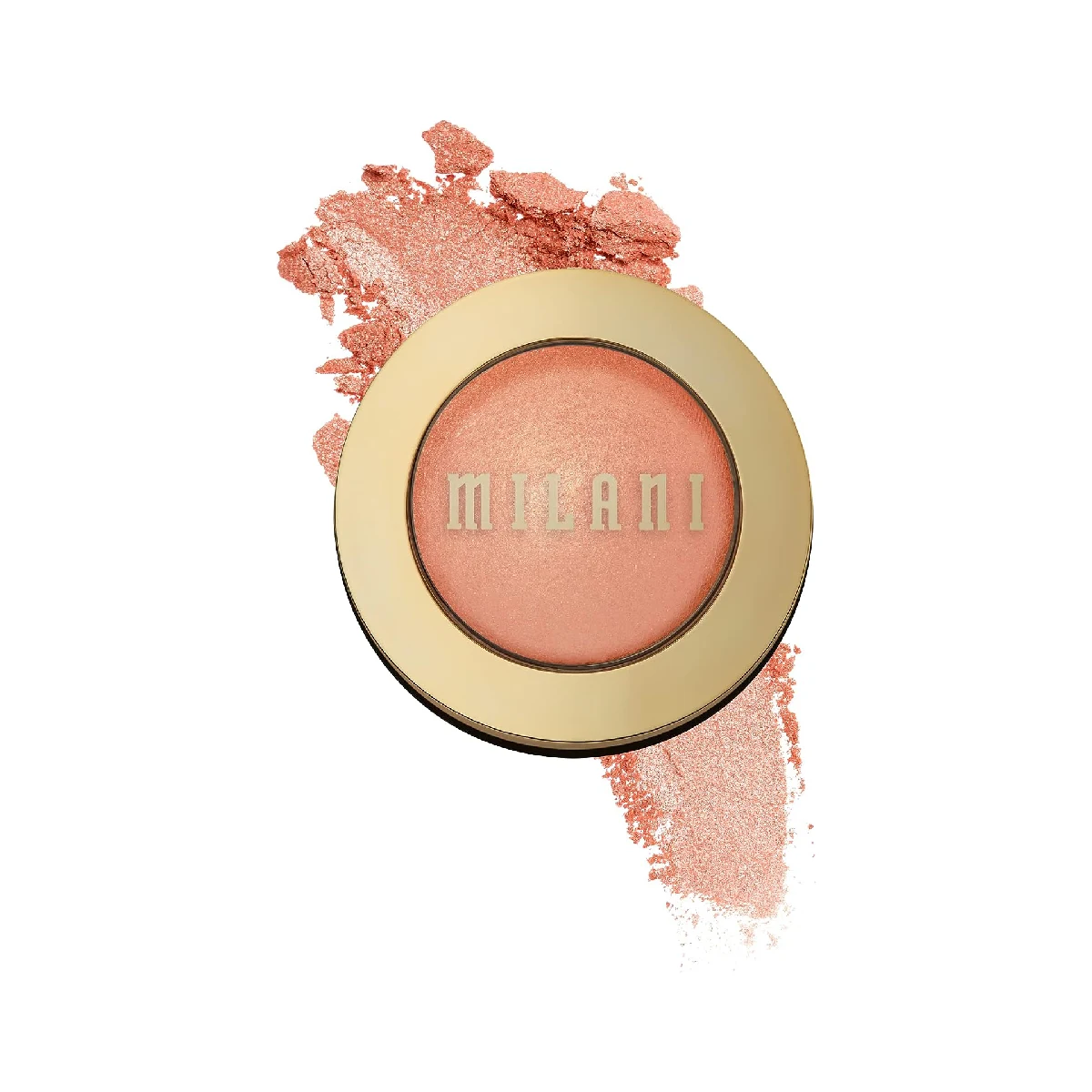 Milani Baked Blush - a radiant blush compact on a white background