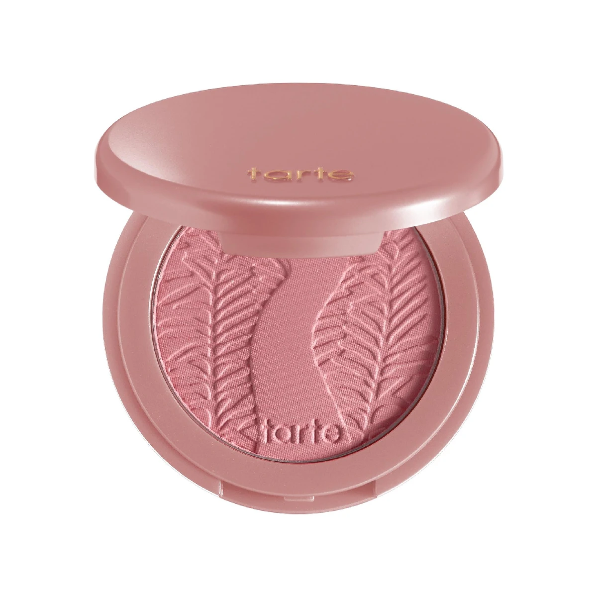 Tarte Amazonian Clay 12-Hour Blush - a blush compact on a white background.