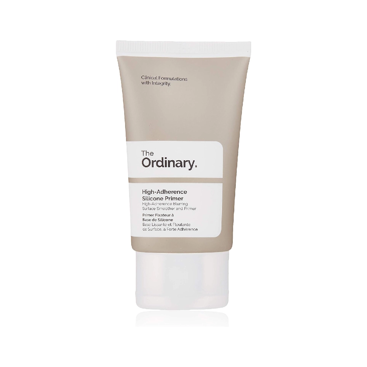 The Ordinary High-Adherence Silicone Primer - a primer tube on a white background.