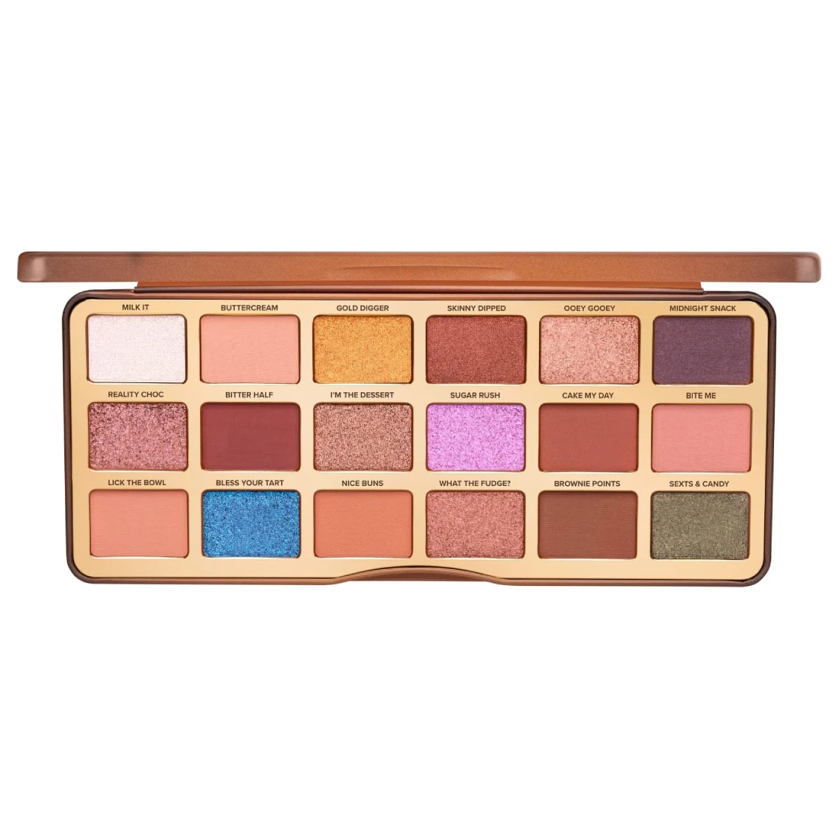 Too Faced Better Than Chocolate Eye Shadow Palette - A stunning eyeshadow palette against a white background.