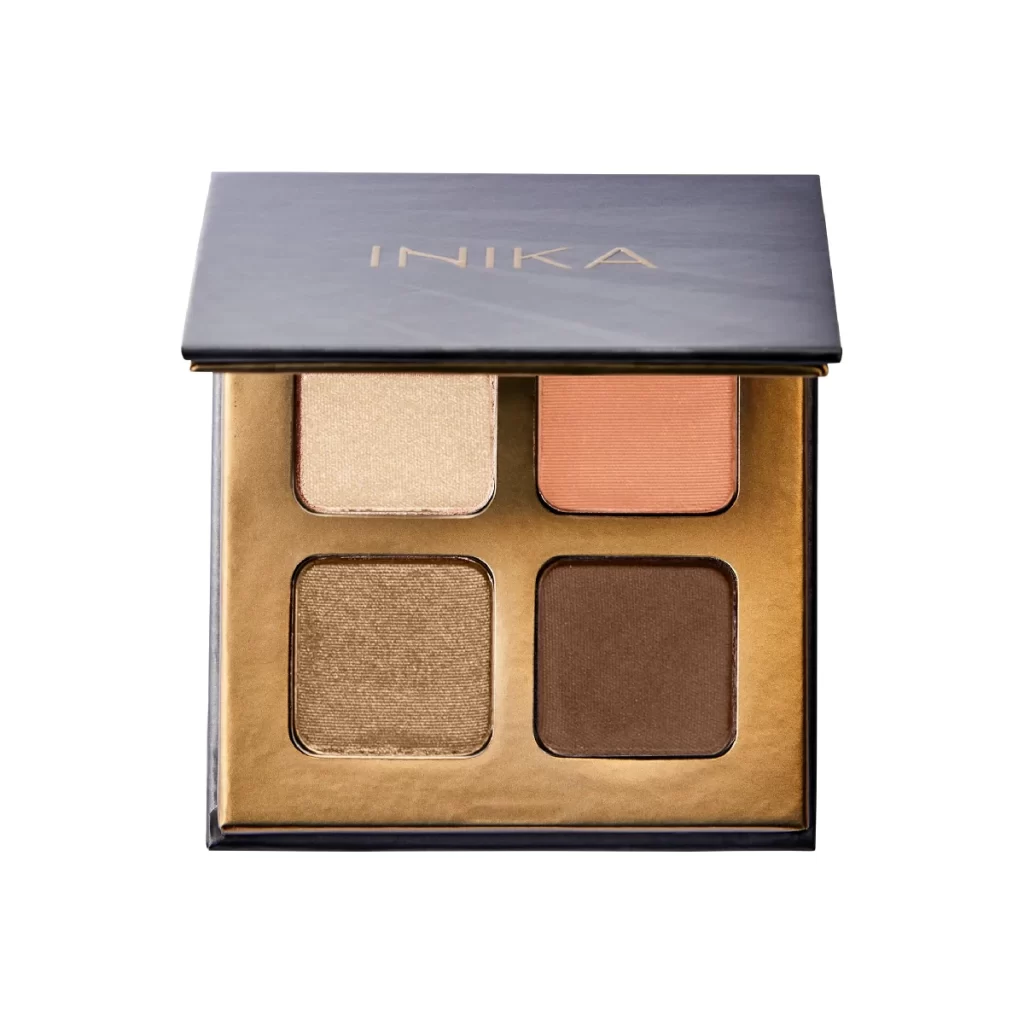 INIKA Eyeshadow Quad on a white background