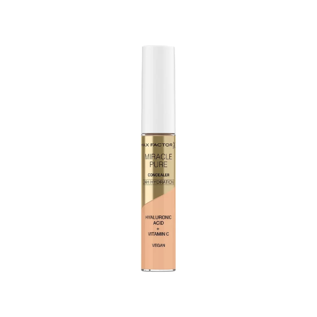 Max Factor Miracle Pure Concealer, a lightweight concealer for natural coverage