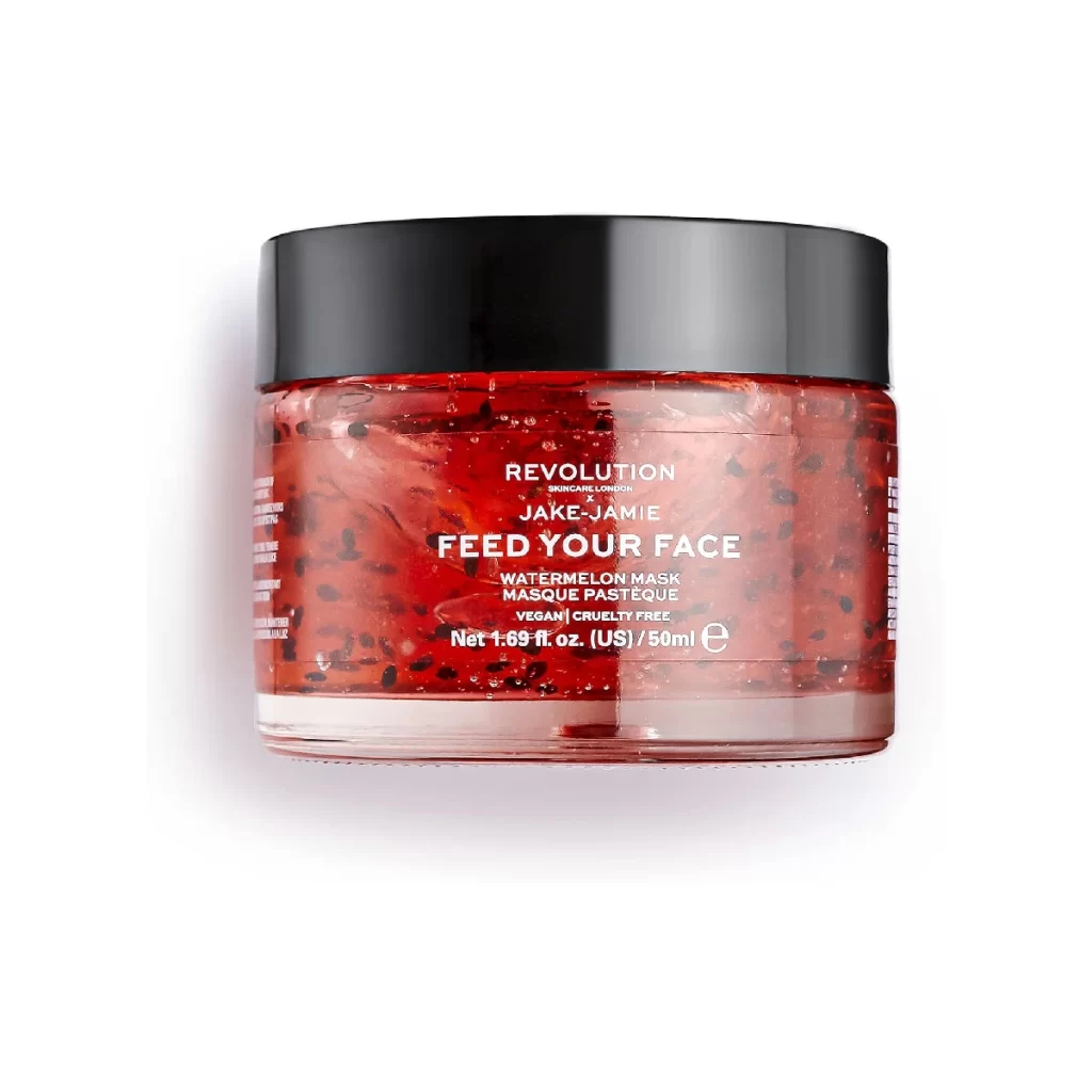 Revolution Skincare x Jake Jamie Watermelon Hydrating Face Mask - product against a white background