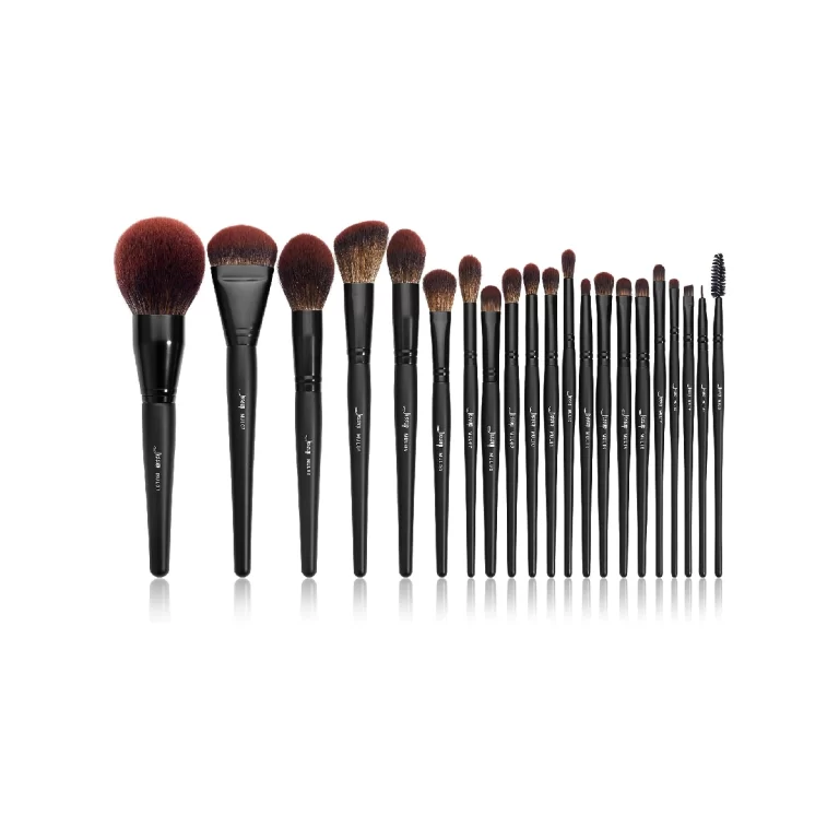 Jessup Makeup Brush Set Professional 21Pcs Black Complete Collection