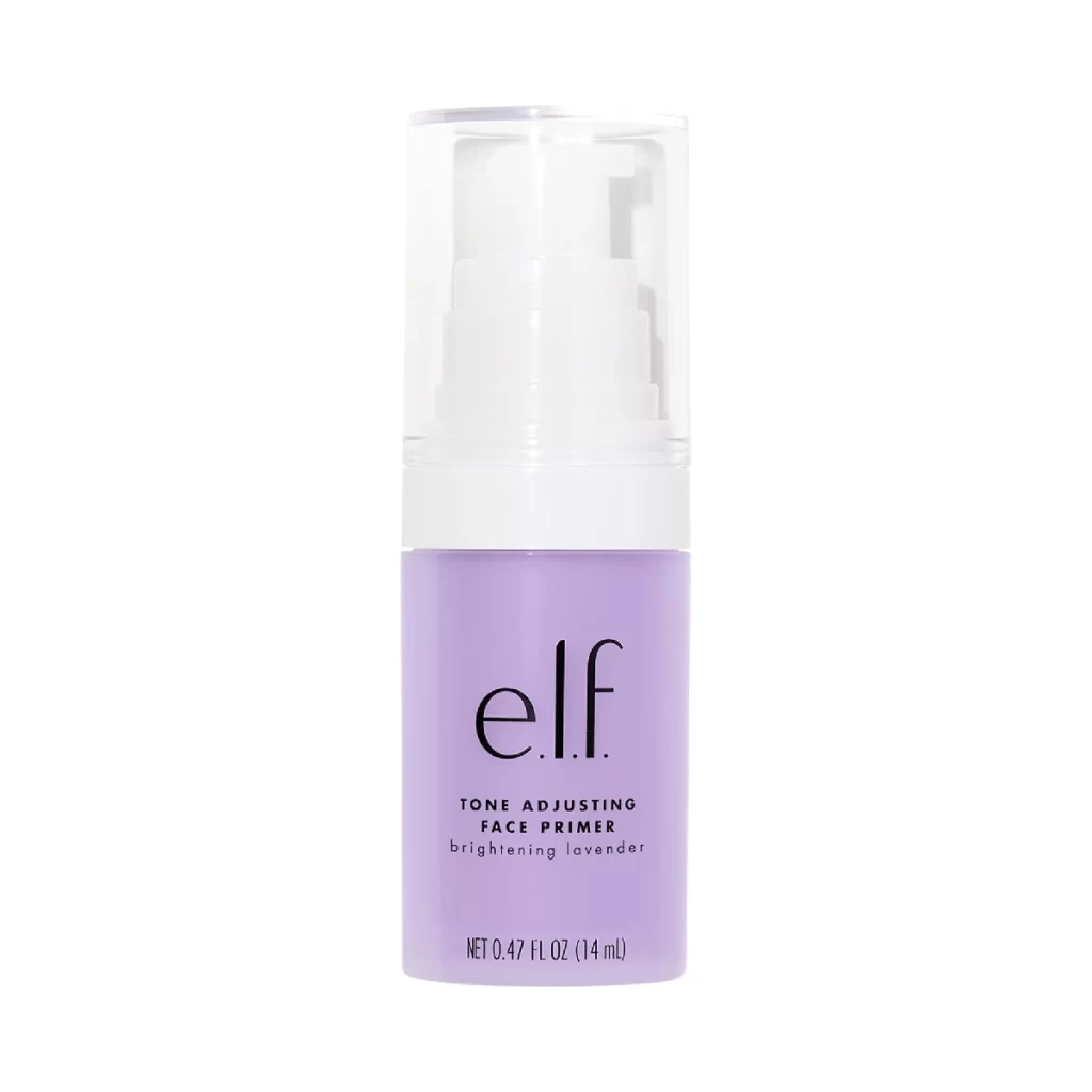 e.l.f. Studio Mineral-Infused Face Primer, 0.47 Ounce, Brightening Lavender