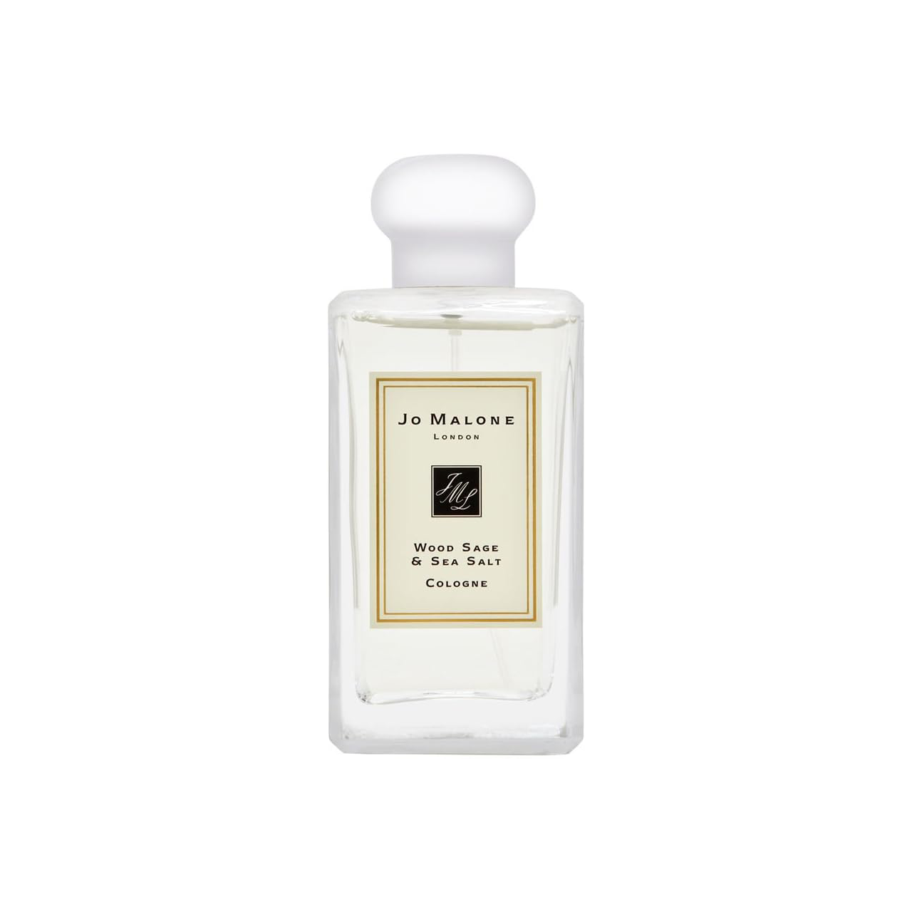 Jo Malone London Wood Sage and Salt perfume bottle against a white background