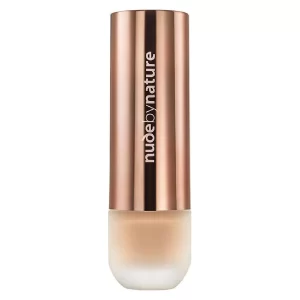 Nude by Nature Flawless Liquid Foundation bottle displayed against a white background