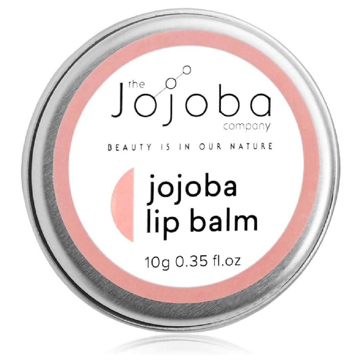 Jojoba Lip Balm tube on a white background
