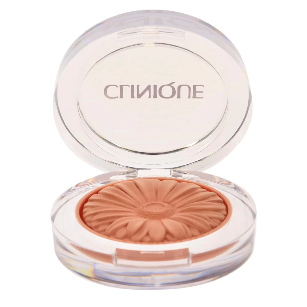 Compact of Clinique Cheek Pop Blush Pop on a white background.