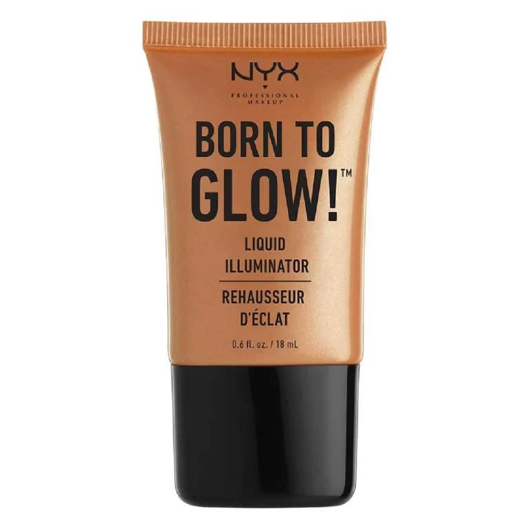 NYX Professional Makeup Born To Glow Liquid Illuminator tube on a white background