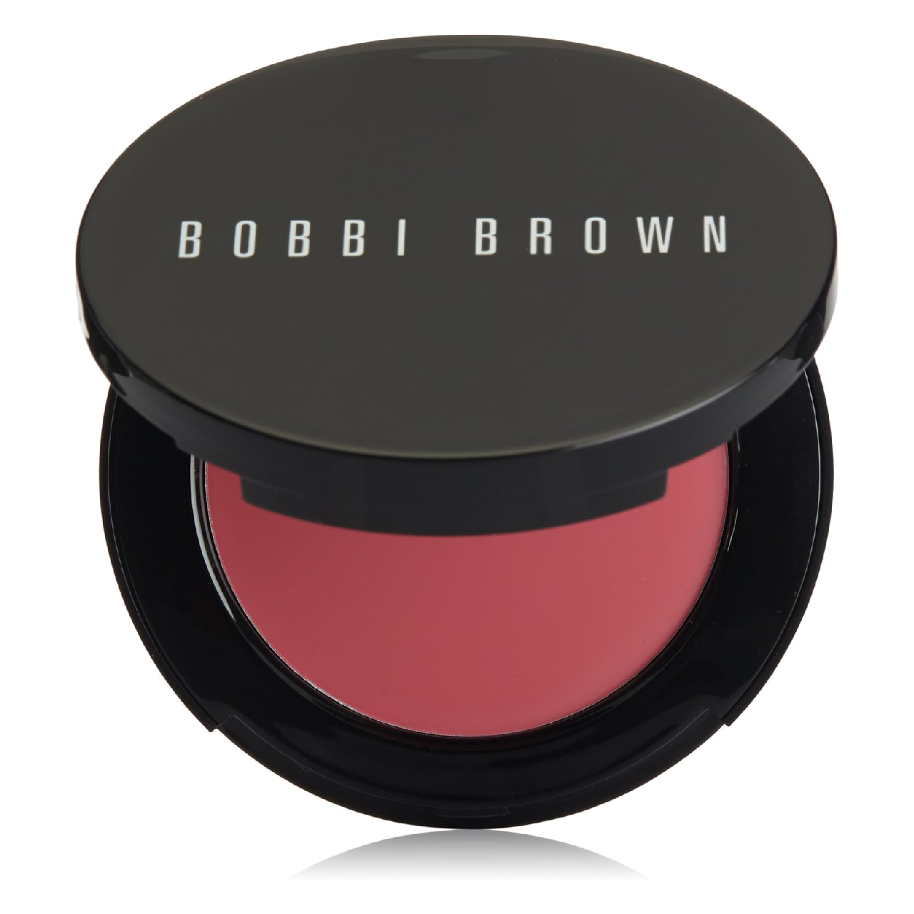 Bobbi Brown Pot Rouge compact open against a white background.