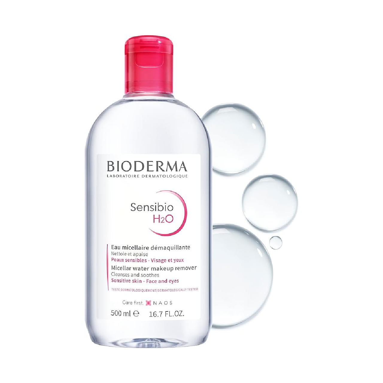 Bioderma Sensibio H2O Micellar Water against a white background