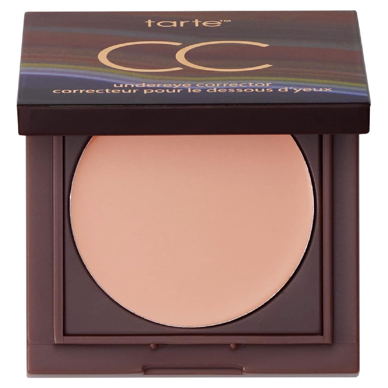 Tarte CC Under Eye Corrector in various shades displayed against a white background.