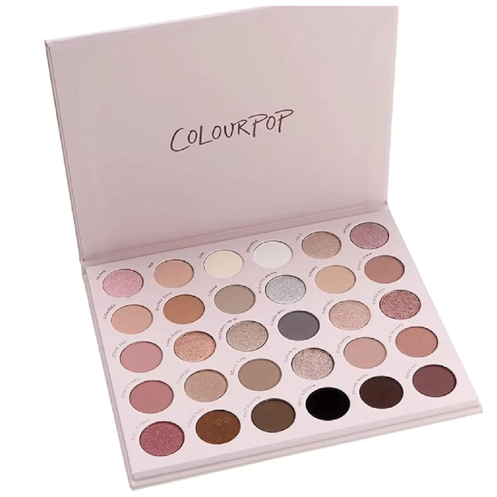 Colourpop Stone Cold Fox palette against a clean white background