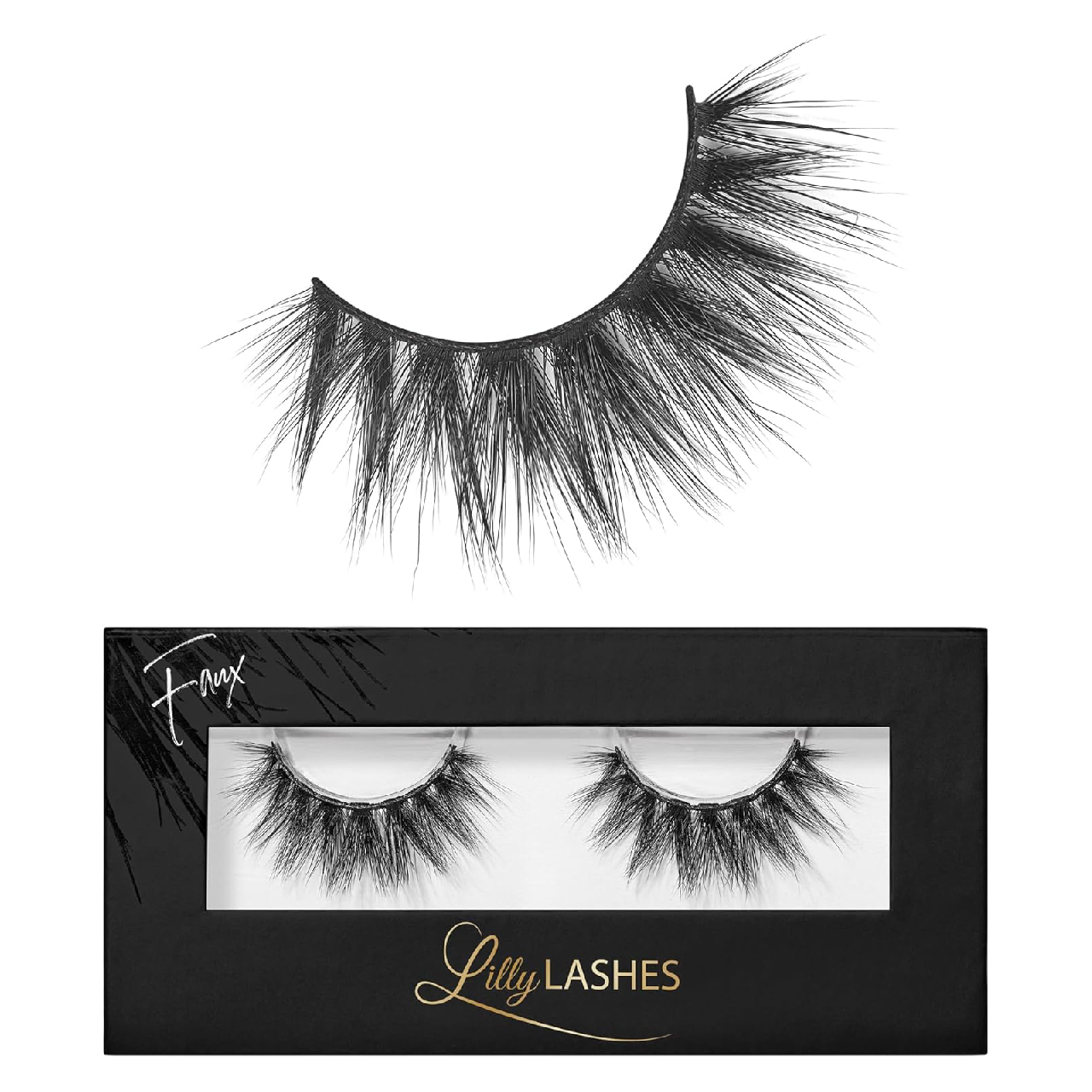 Premium Lilly Lashes Lite Mink collection displayed on a clean white background.