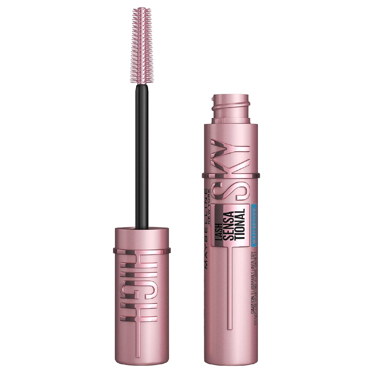 Maybelline Lash Sensational Sky High Mascara displayed against a white background