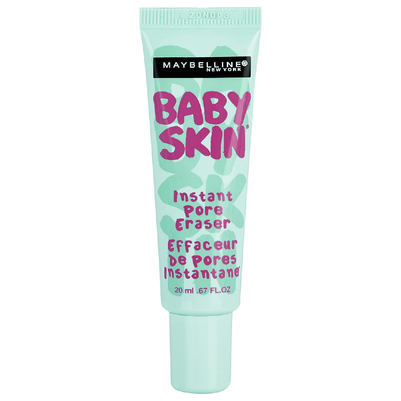 Maybelline Baby Skin Instant Pore Eraser Primer displayed on a white background