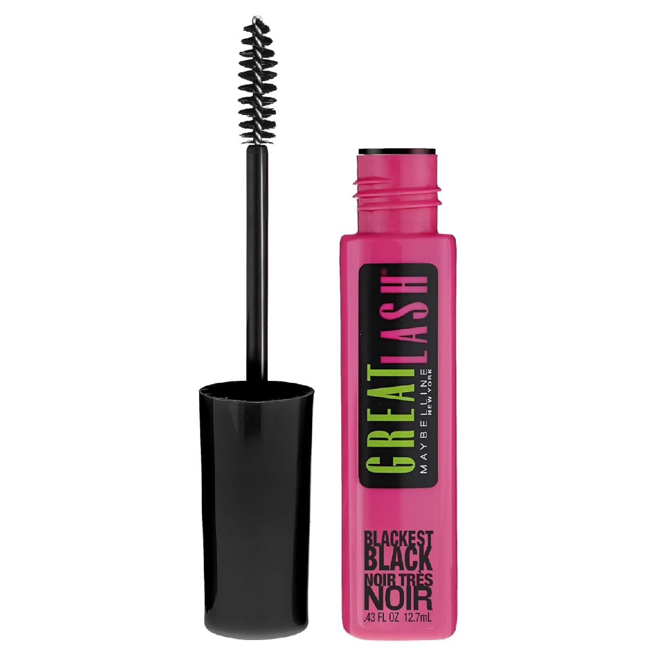 Maybelline New York Great Lash Volumizing Mascara on a white background