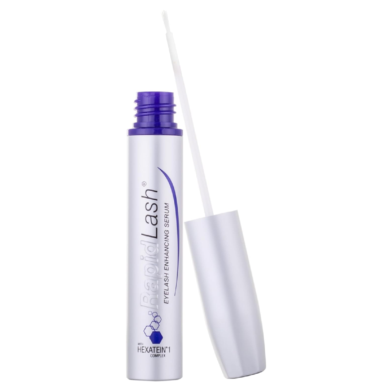 Tube of RapidLash Eyelash Enhancing Serum against a white background