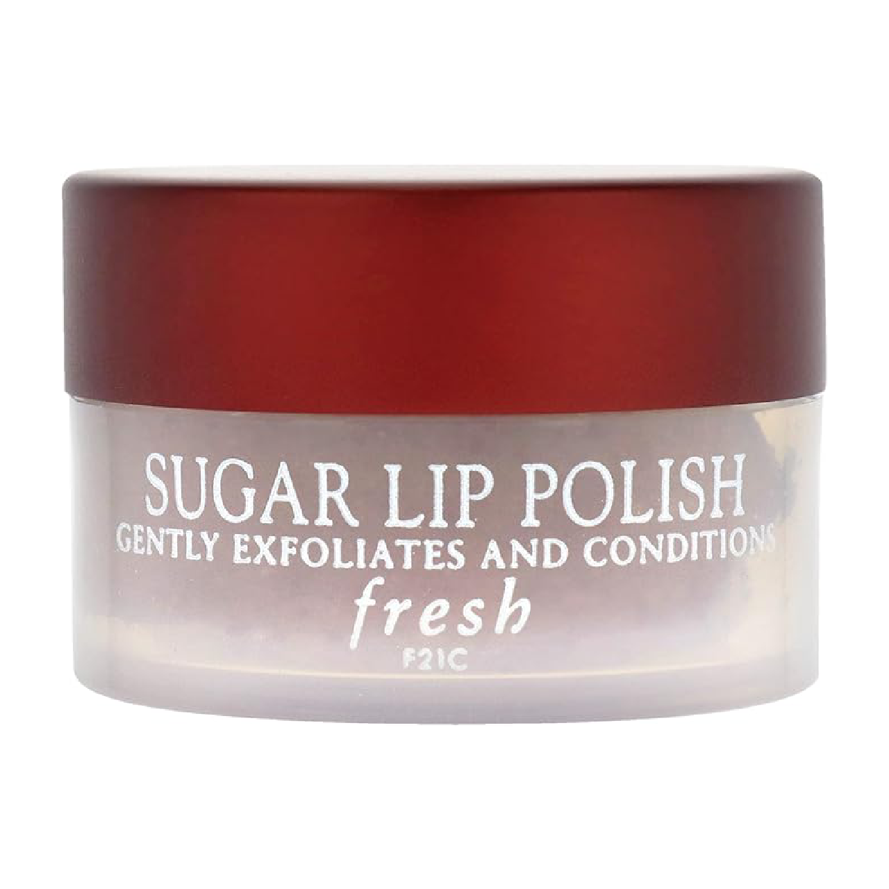 Pot of Fresh Sugar Lip Polish showcased on a white background