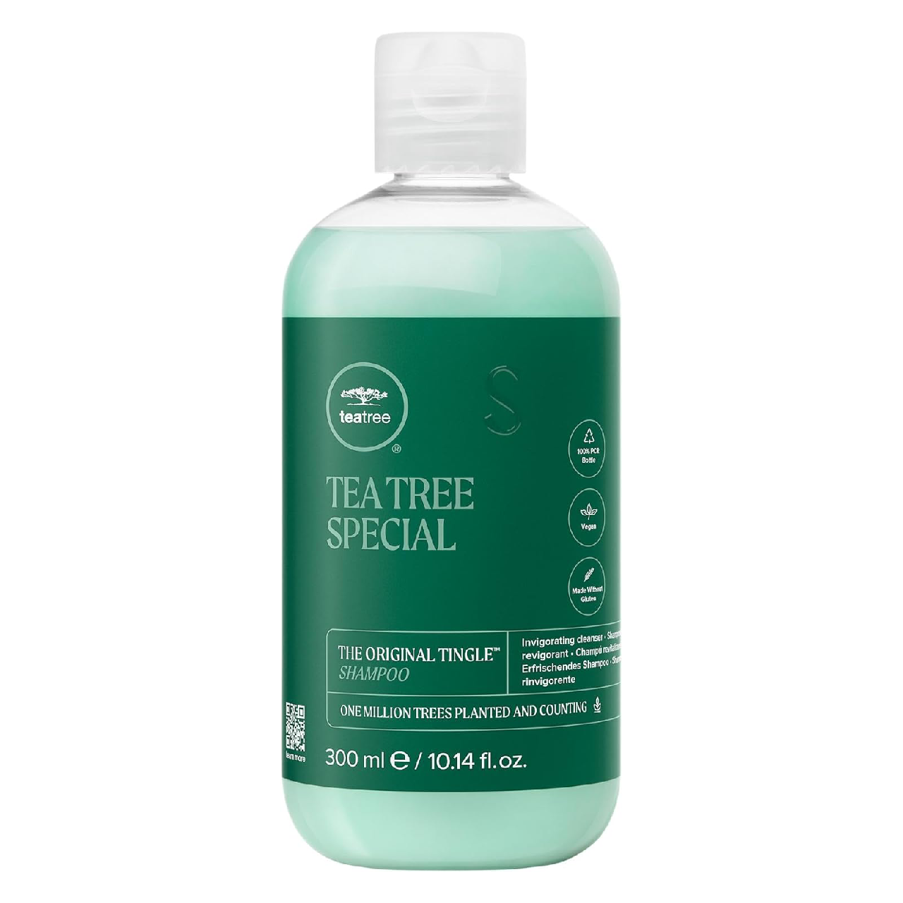 Paul Mitchell Tea Tree Special Shampoo bottle against a clean white background