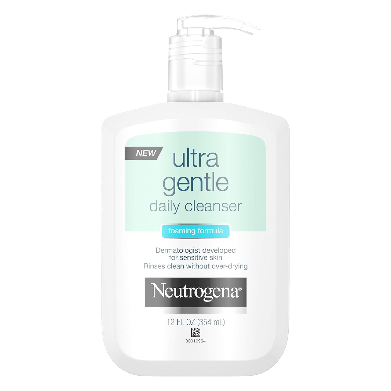 Neutrogena Ultra Gentle Hydrating Cleanser bottle on a white background