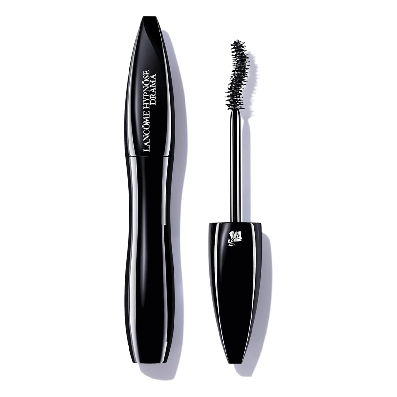 Lancome Hypnose Drama Instant Full Body Mascara in its sleek black tube against a white background