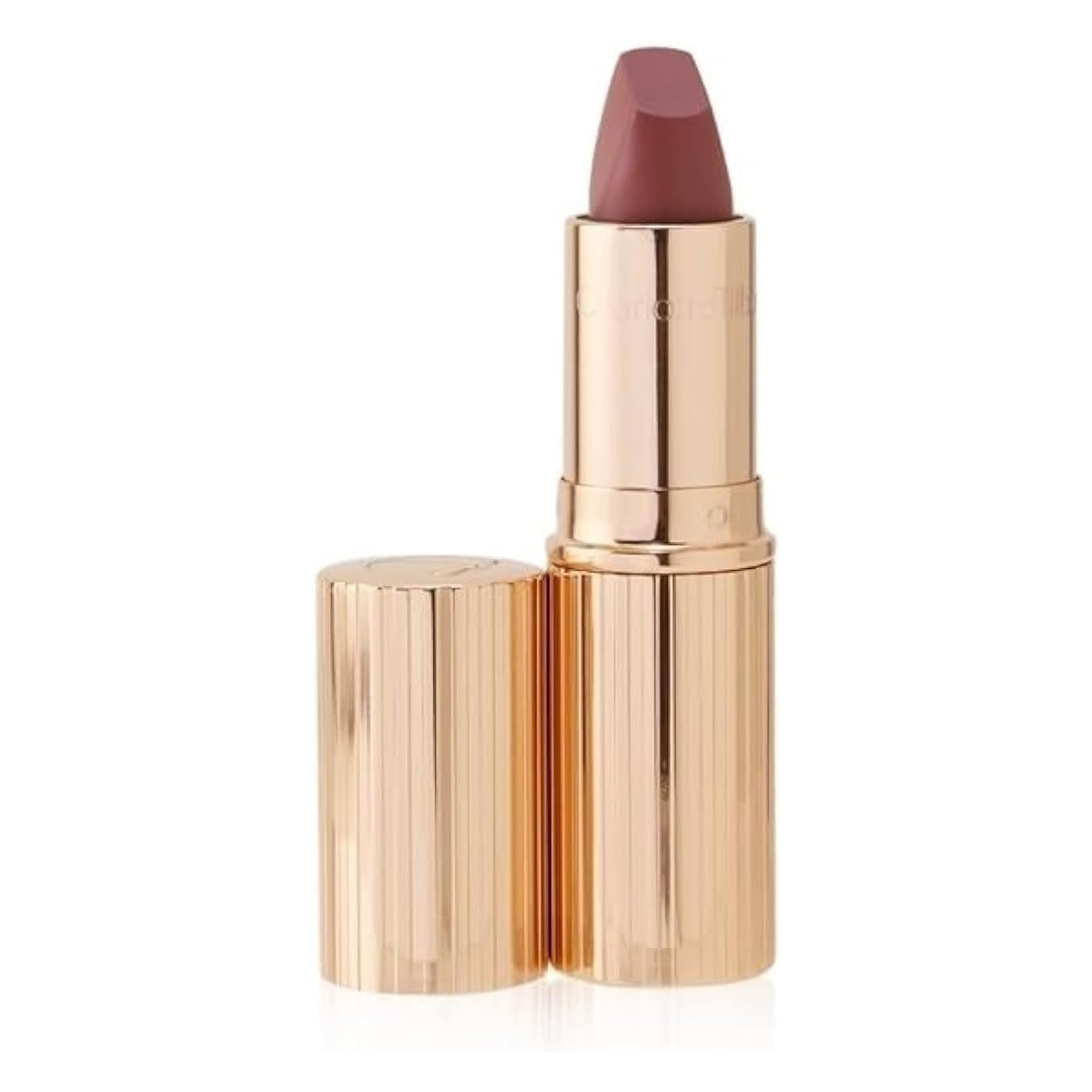 Charlotte Tilbury Matte Revolution lipstick displayed on a white background