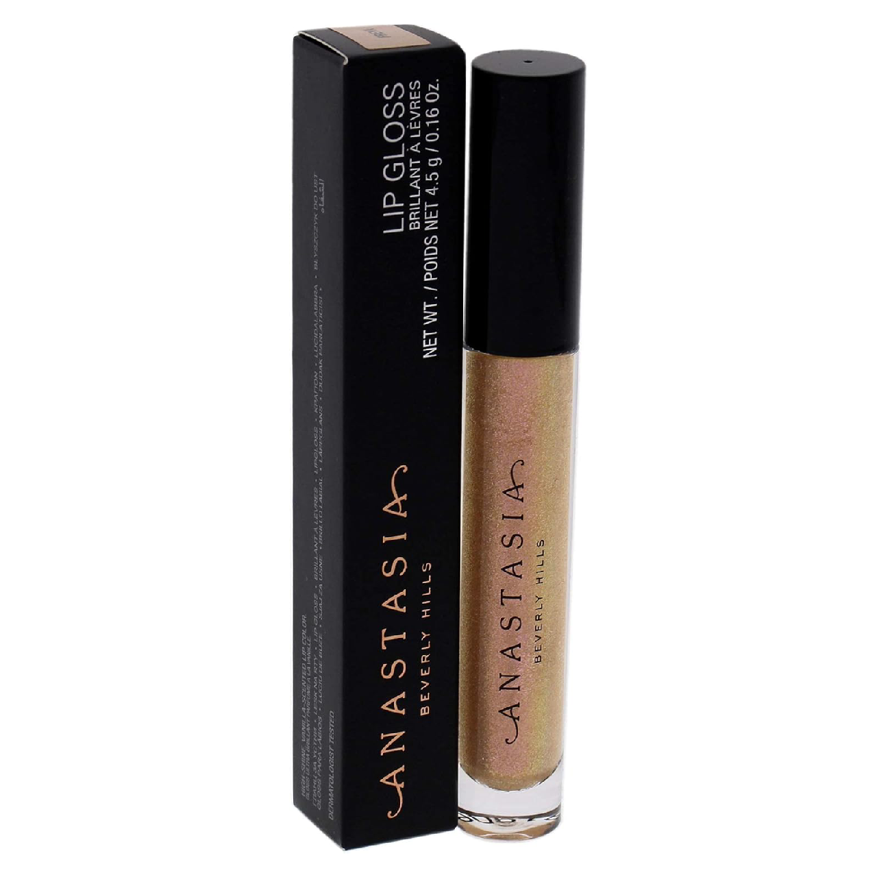 High-pigment lip gloss from Anastasia Beverly Hills against a white background.