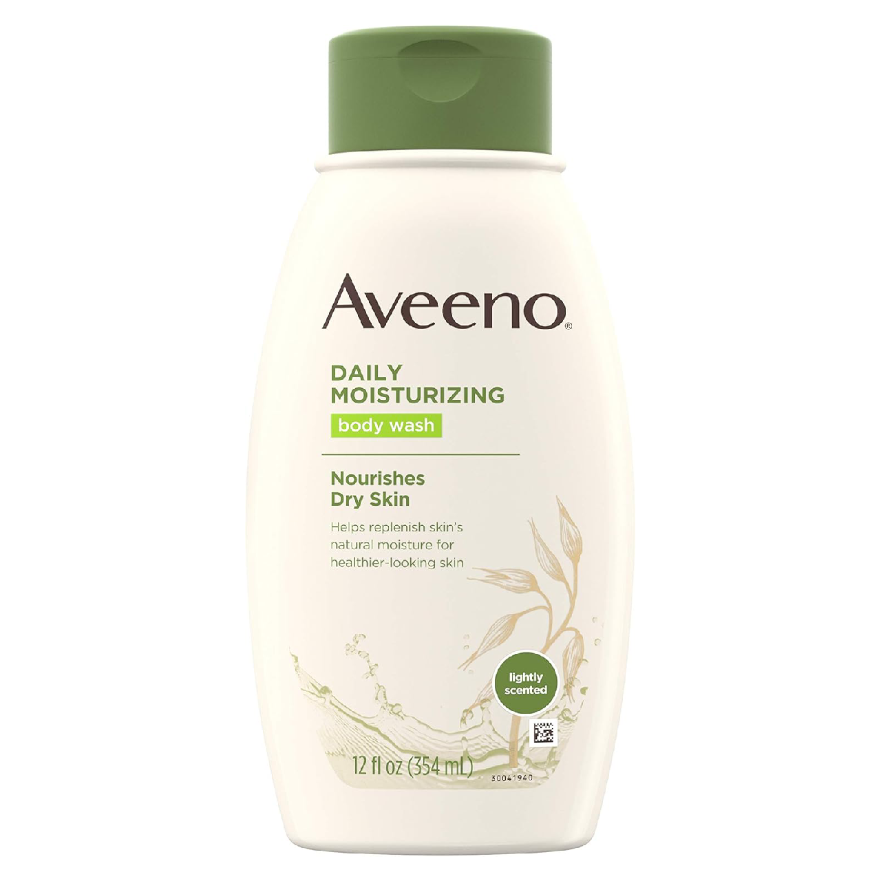 Aveeno Daily Moisturizing Body Wash against a white background