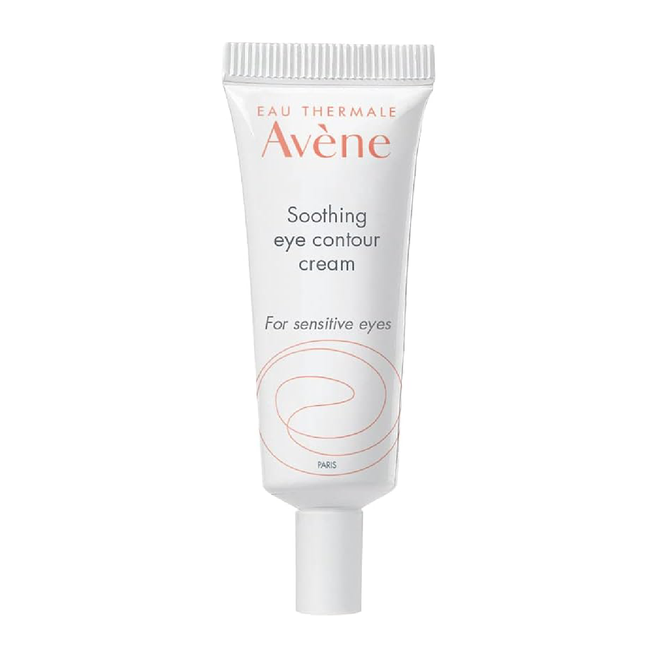 Container of Avène Soothing Eye Contour Cream against a white background