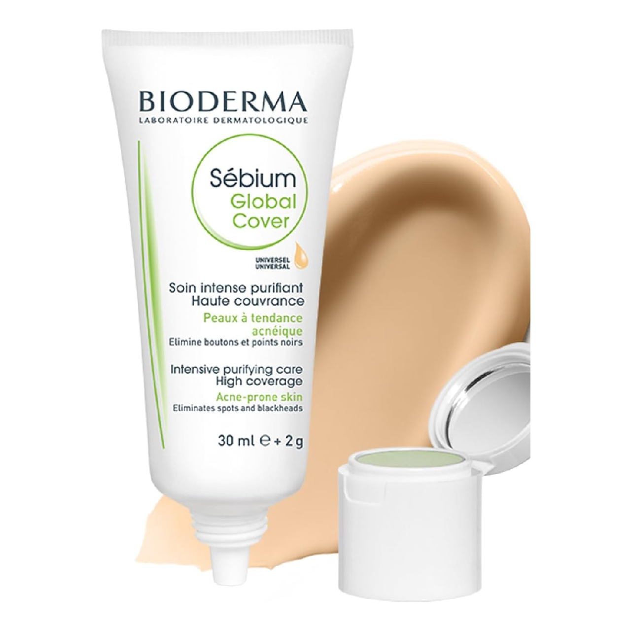 Bioderma Sébium Global Cover against a white background