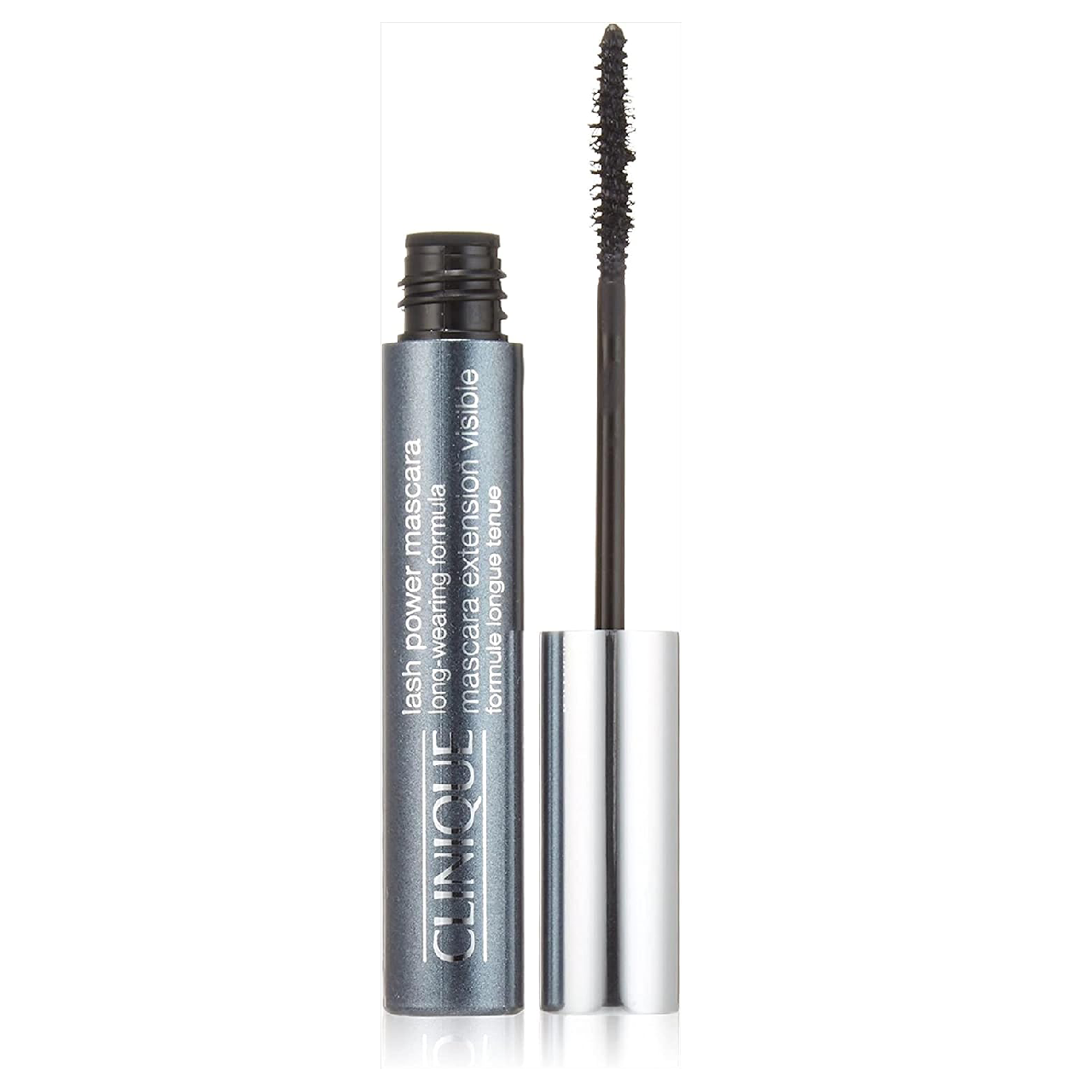 Clinique Lash Power Long-Wearing Mascara displayed on a white background