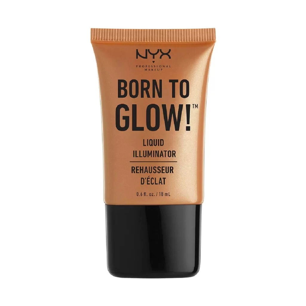 NYX Born to Glow Liquid Illuminator displayed on a white background