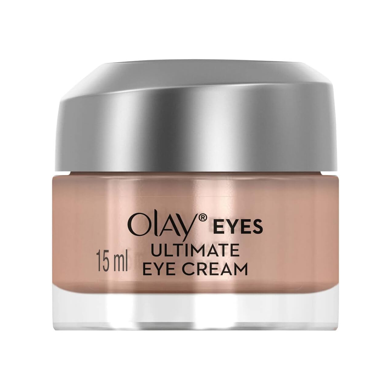 Olay Eyes Ultimate Eye Cream jar on a white background