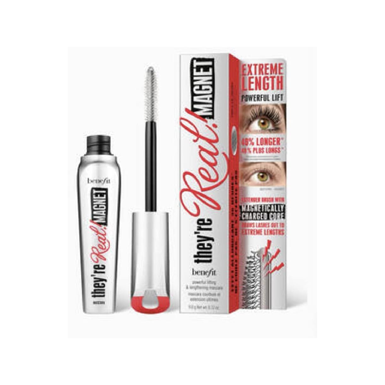 Benefit They’re Real! Lengthening Mascara against a white background