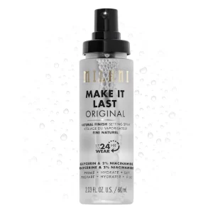 MILANI Make It Last Setting Spray bottle displayed against a white background.