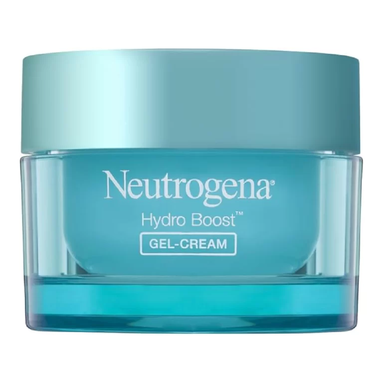 Jar of Neutrogena Hydro Boost Gel-Cream on a pristine white background