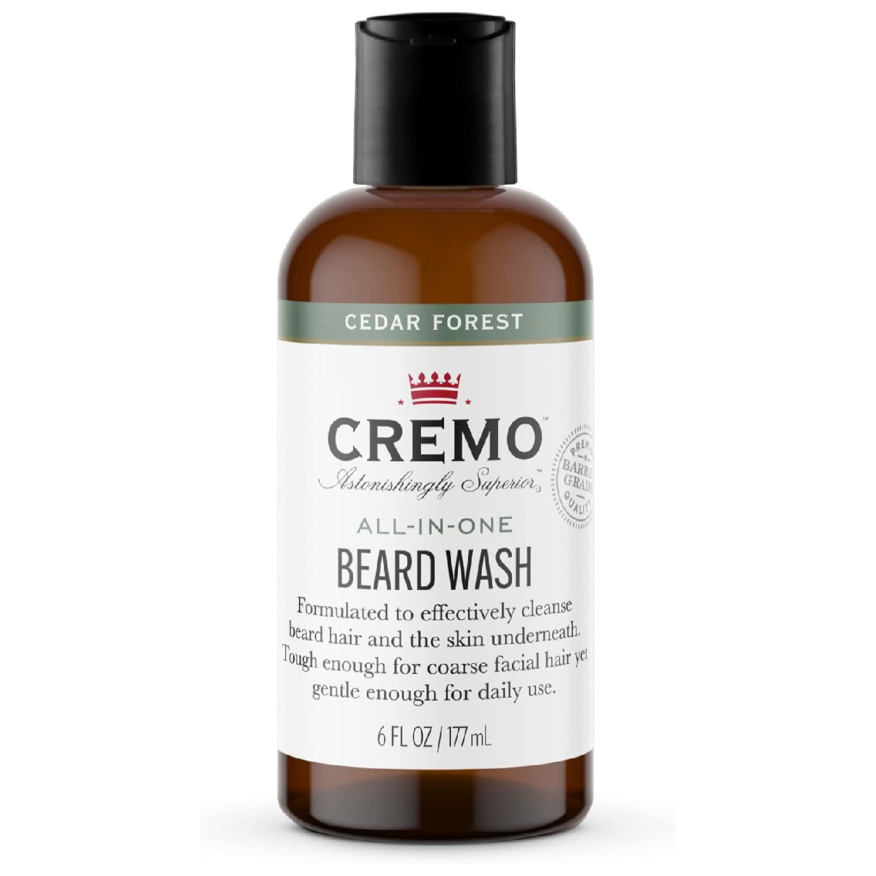 Cremo Beard & Face Wash against a white background